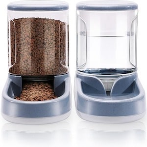 Lucky-M Pets Automatic Feeder and Waterer Set