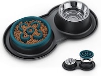 BurgeonNest Slow Feeder Dog Bowls