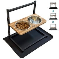 Doggo Store Raised Dog Bowl Set