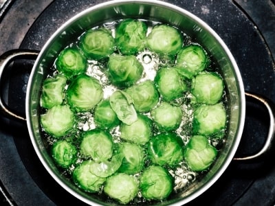 Preparation of Brussels Sprouts