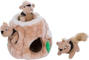 Outward Hound Hide ASquirrel Plush Dog Toy 