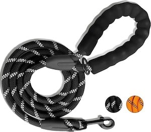 GNGNBH Rope Dog Lead  with Comfortable Padded Handle