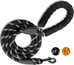 GNGNBH Rope Dog Lead  with Comfortable Padded Handle