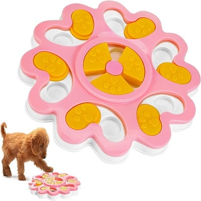 elezenioc dog puzzle feeder toy