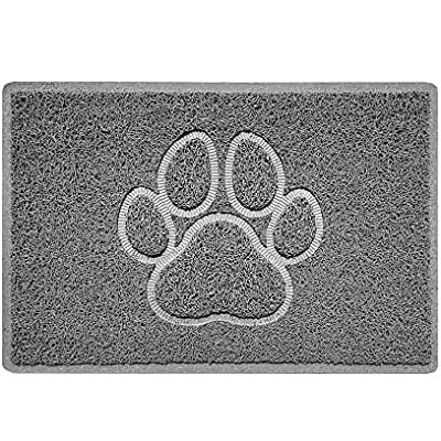 nicoman paw embossed shape door mat