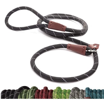 scm extremely durable dog rope leash