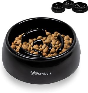 Purrfects Slow Feeder Dog Bowl Medium Sizes