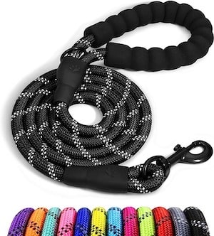 Taglory Rope Dog Lead with Soft Padded Handle