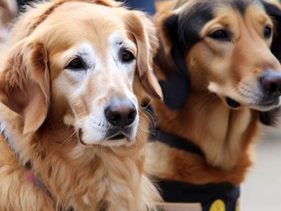 Service dogs at IKEA