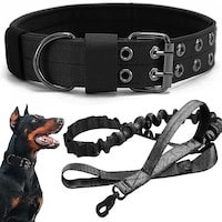  Periflowin Tactical Dog Collar Leash Set