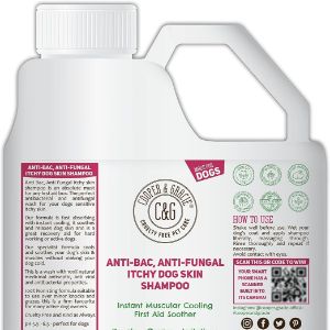 C&G Pets Antibacterial And Antifungal Dog Shampoo For Itchy Skin 