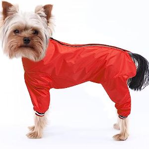 Geyecete 1/2 Leg Trouser SuitDog, Raincoat Lightweight Pet Waterproof Jacket