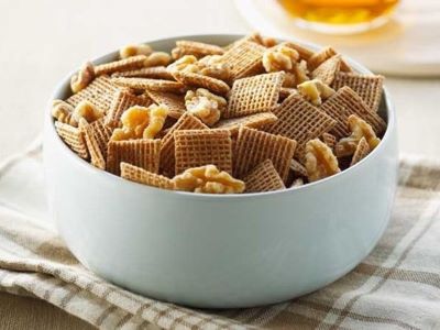 Shreddies in a bowl