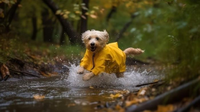 How Long Can Dogs Be in the Rain