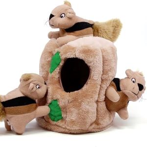 Outward Hound Hide A Squirrel Plush Dog Toy Puzzle