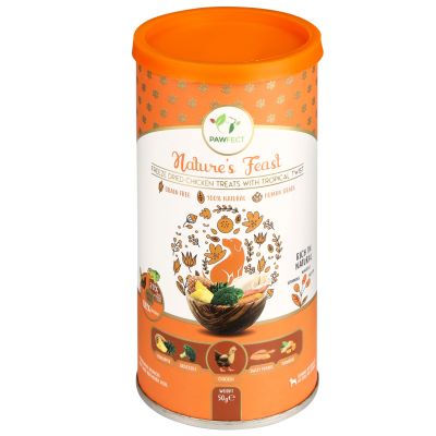 Pawfect Nature's Feast Chicken Treats with Tropical Twist