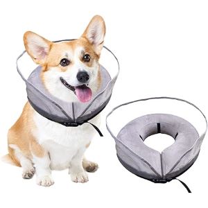 Petyoung Dog Cone with Anti-Licking Baffle