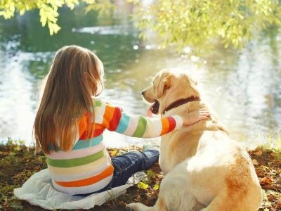 loyal dog enjoying with family loyal dog enjoying with family
