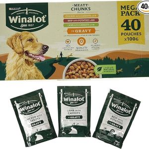 Winalot Dog Food Mixed in Gravy