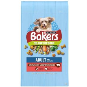 Bakers Adult Dry Dog Food Beef and Veg