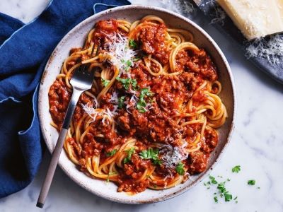 tasty spaghetti bolognese