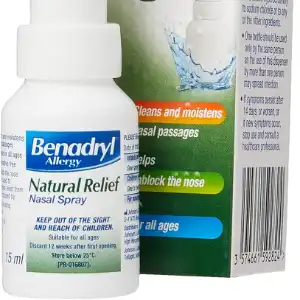 Benadryl Allergy Natural Relief Nasal Spray