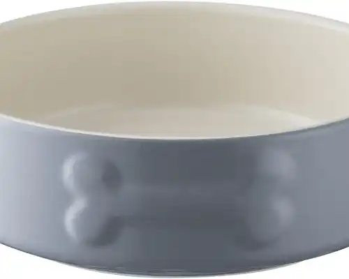 Mason Cash Colour Mix Grey Stoneware Dog Bowl